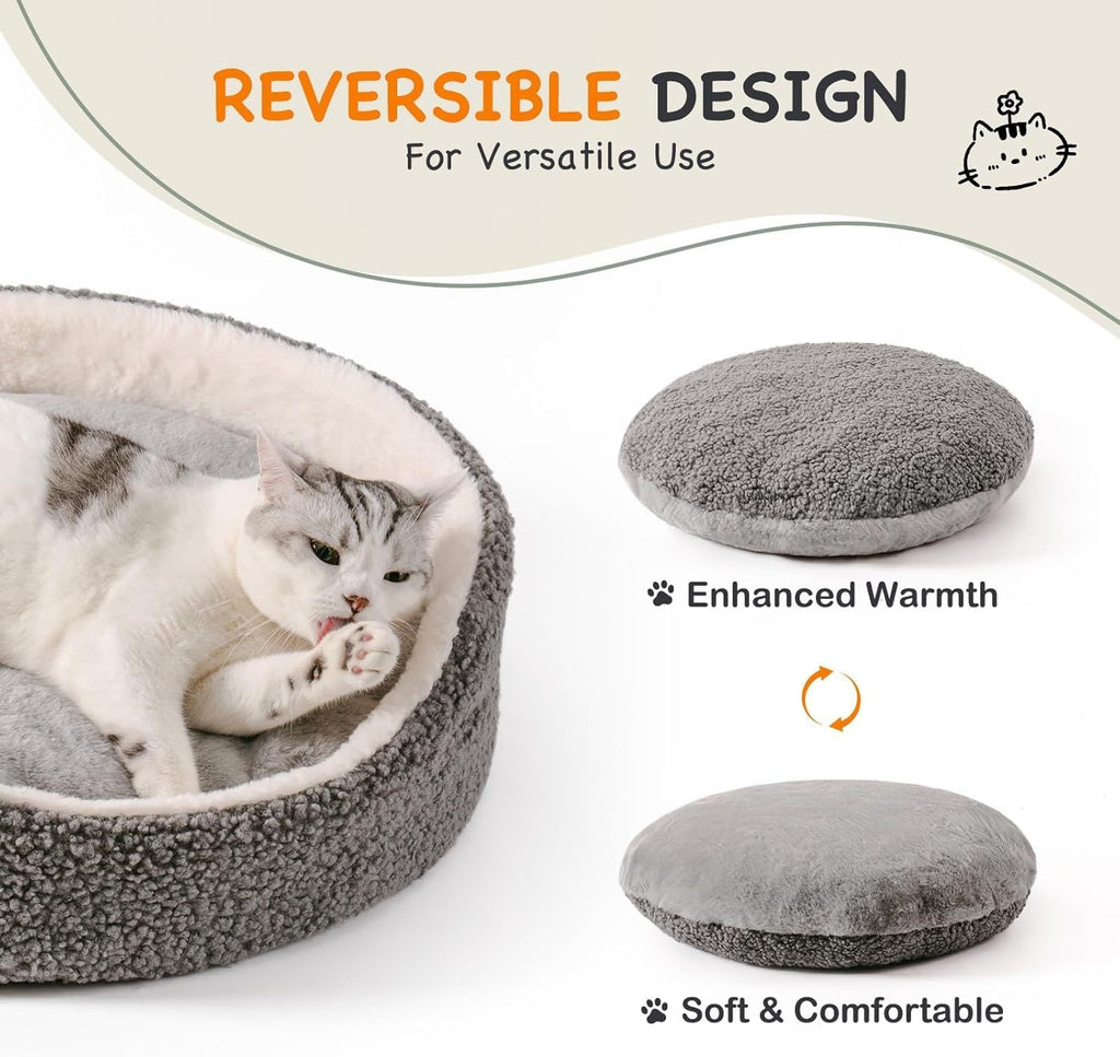CozyCloud Pet Bed – Plush Comfort for Cats & Pups